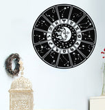Moon And Sun Dual Zodiac Wall Mural Sticker Decal