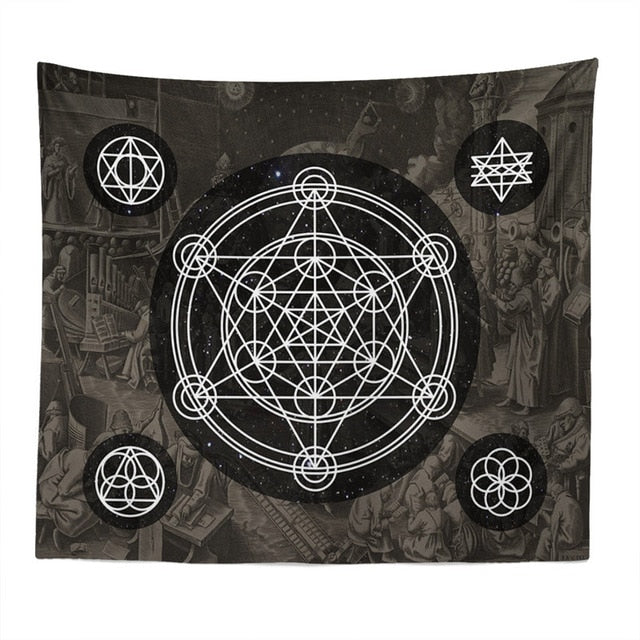 Sacred Geometry Tapestry