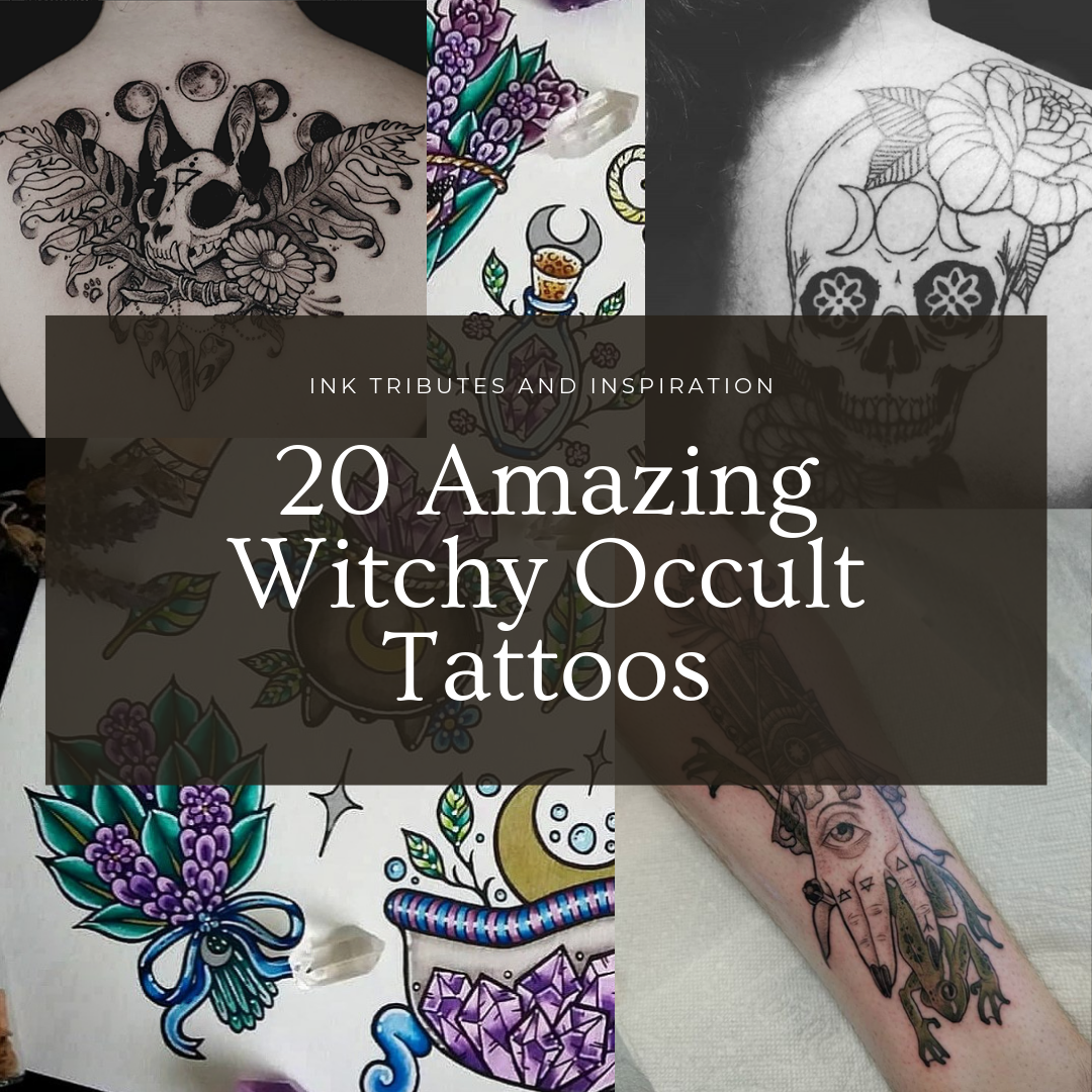 20 Amazing Witchy Occult Tattoos Ink Tributes and Inspiration