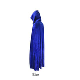 Adult Velvet Cloak With Hood  ( 5 Colors )
