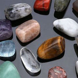 20pcs Natural Crystal Gemstone Polished Healing Chakra Stone Collection