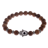 8mm New Natural Wood Beads Bracelet