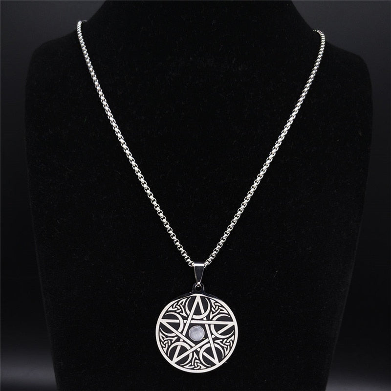 Viking Tree of Life Stainless Steel Necklace