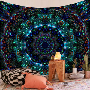 Indian Mandala Big Tapestry Wall Hanging Sandy Beach Throw Rug Blanket Camping Travel Mattress Bohemian Sleeping Pad Tapestries