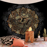 Indian Mandala Big Tapestry Wall Hanging Sandy Beach Throw Rug Blanket Camping Travel Mattress Bohemian Sleeping Pad Tapestries