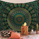 Indian Mandala Big Tapestry Wall Hanging Sandy Beach Throw Rug Blanket Camping Travel Mattress Bohemian Sleeping Pad Tapestries