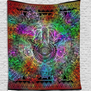 Indian Mandala Big Tapestry Wall Hanging Sandy Beach Throw Rug Blanket Camping Travel Mattress Bohemian Sleeping Pad Tapestries