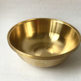 Brass Ritual Altar Bowl With Pentagram