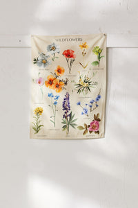 Botanical Wildflower Tapestry