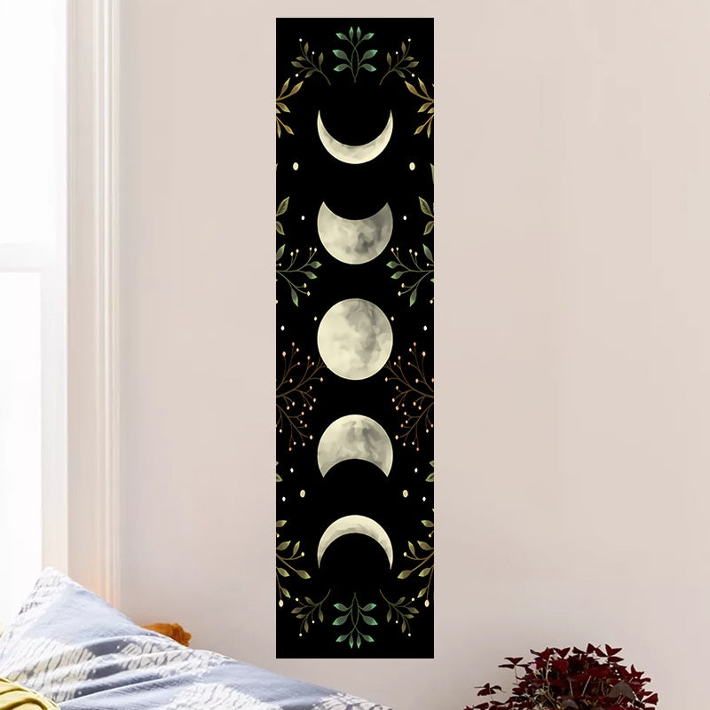 Vintage Moon Phase Wall Hanging Tapestry