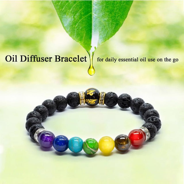 7 Chakra Bracelet with Meaning Card