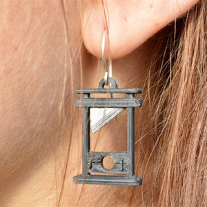 Gothic Guillotine Pendant Earrings