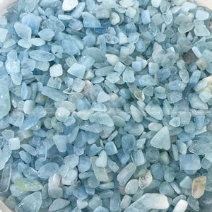 50g Natural Aquamarine Quartz Crystals