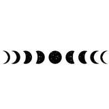 Moon Phase Wall Stickers