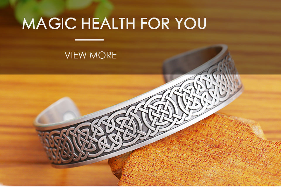 Celtic Knots Health Magnetic Cuff Bangles & Bracelets