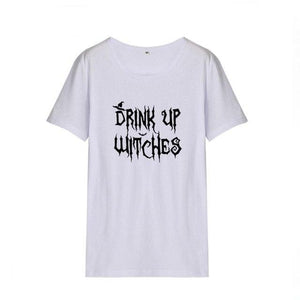 Drink Up Witches Cotton T Shirt