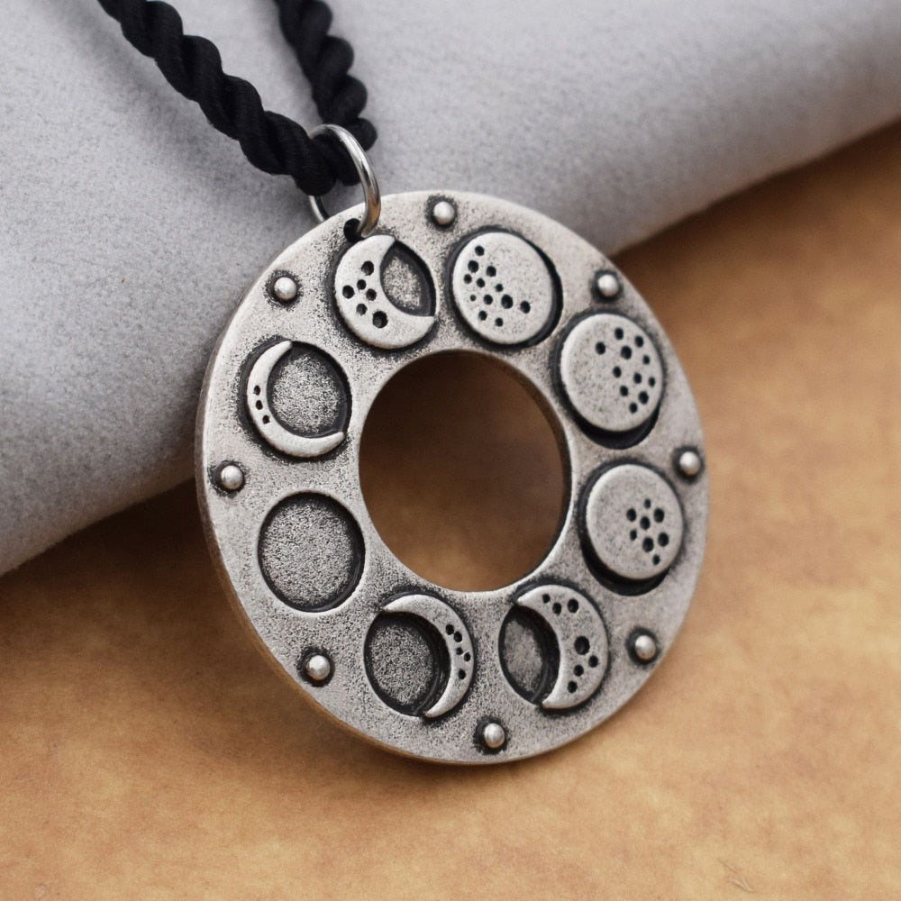 Lunar Eclipse Moon Necklace