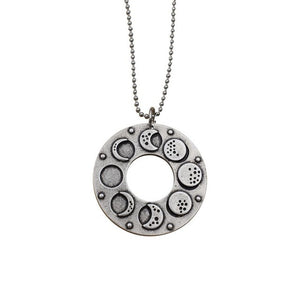 Lunar Eclipse Moon Necklace