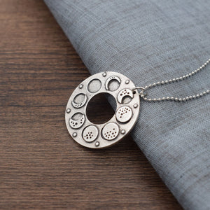 Lunar Eclipse Moon Necklace