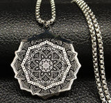 Lotus Stainless Steel Chain Necklace