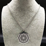 Lotus Stainless Steel Chain Necklace