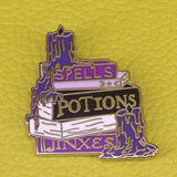 Purple Spells Book Enamel pin