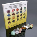 20pcs Natural Crystal Gemstone Polished Healing Chakra Stone Collection